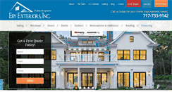 Desktop Screenshot of ebyexteriors.com